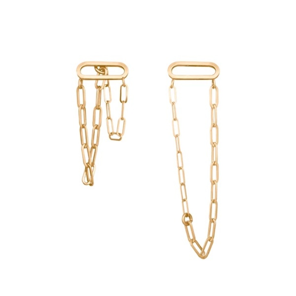 Limbo Jewelry Link Dual Vert Earrings